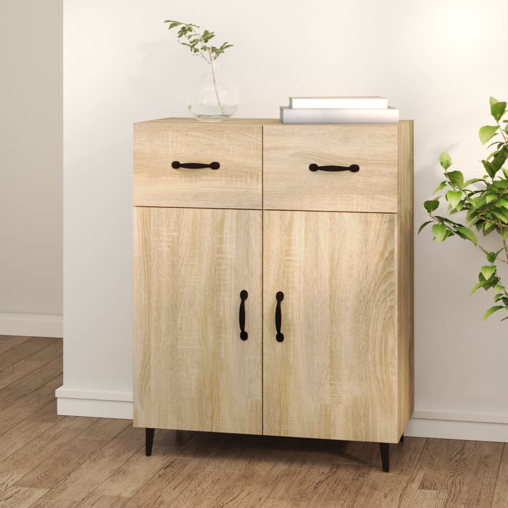 Aparador Clásico HKH de Madera Procesada 69,5 X 34 X 90 Cm - Roble Sonoma