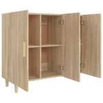 Aparador Clásico HKH en Madera Procesada 90 x 34 x 80 Cm - Roble Sonoma