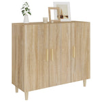 Aparador Clásico HKH en Madera Procesada 90 x 34 x 80 Cm - Roble Sonoma