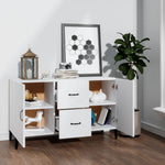 HKH Aparador Clásico en Madera Procesada 100 X 36 X 60 Cm - Blanco