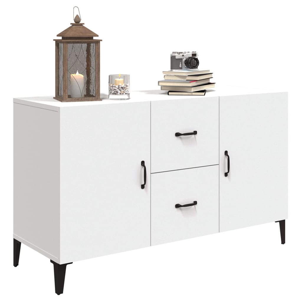 HKH Aparador Clásico en Madera Procesada 100 X 36 X 60 Cm - Blanco
