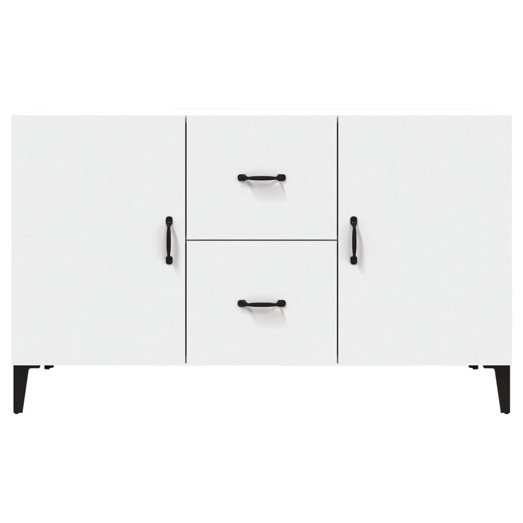HKH Aparador Clásico en Madera Procesada 100 X 36 X 60 Cm - Blanco