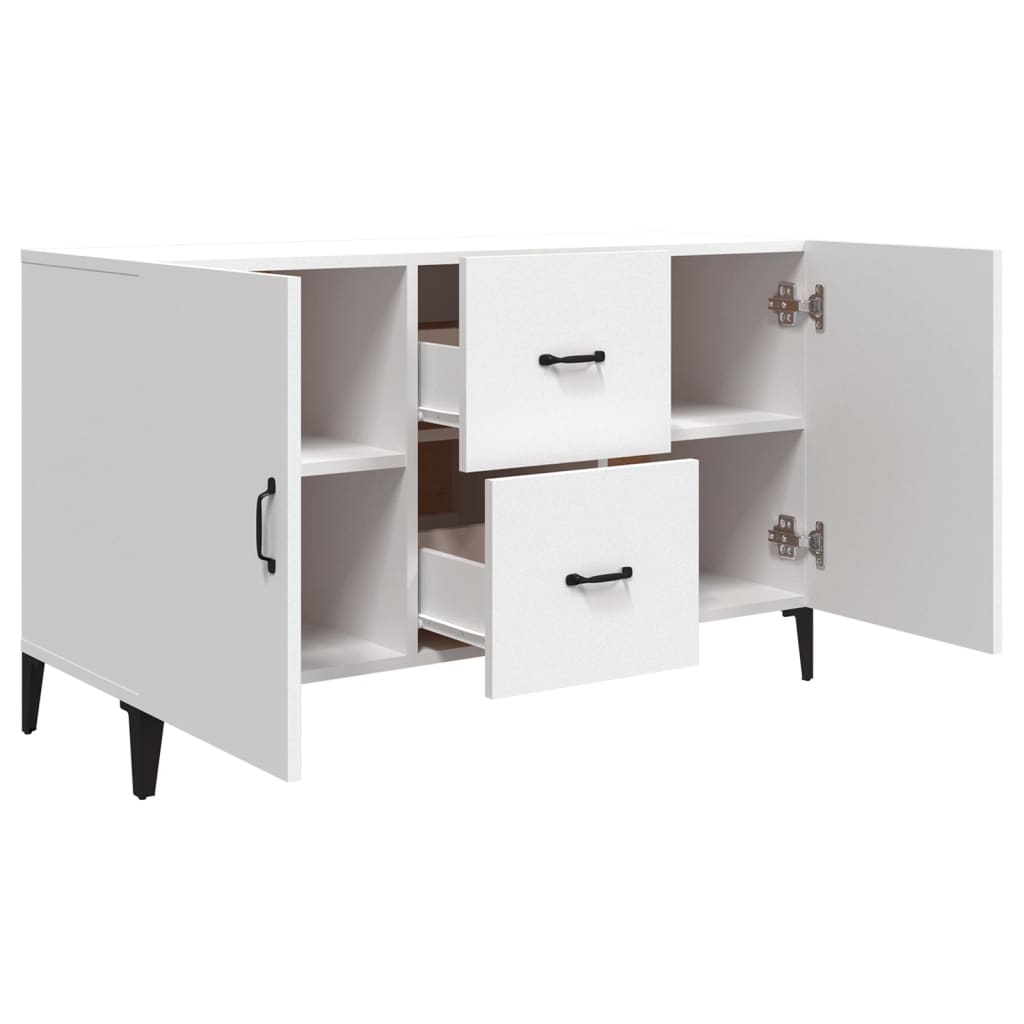 HKH Aparador Clásico en Madera Procesada 100 X 36 X 60 Cm - Blanco