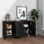 Aparador Clásico HKH en Madera Procesada 100 X 36 X 60 Cm - Negro