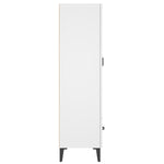 HKH Armario Alto de Madera Contrachapada 70 X 31 X 115 Cm - Blanco