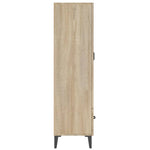 HKH Armario Alto de Madera Contrachapada 70 X 31 X 115 Cm - Roble Sonoma