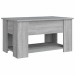 HKH Mesa de Centro em Derivados de em Madeira Sonoma - Cinzento
