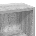 HKH Armarios para Cds 2 Piezas Sonoma - 21x16x93,5cm - Gris