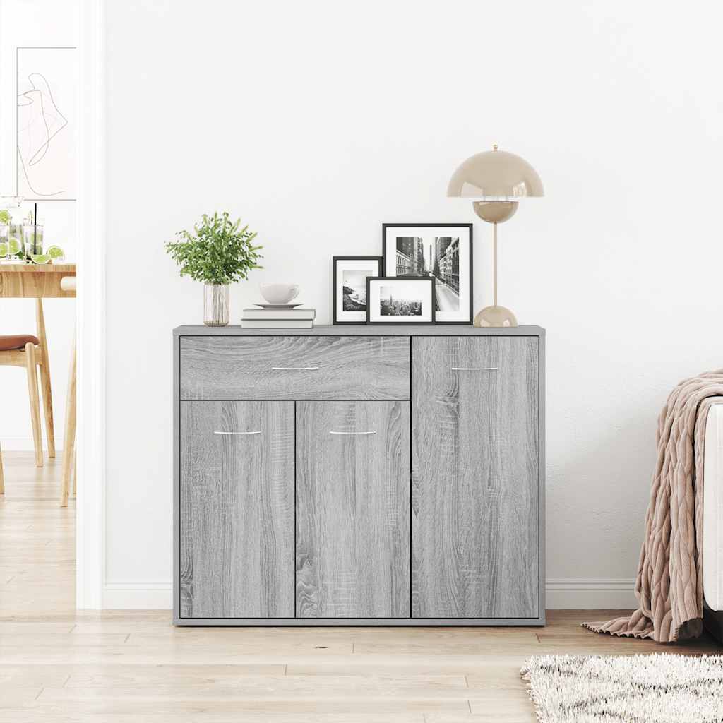 Aparador HKH en derivados de Madera 88 X 30 X 70 Cm - Sonoma Gris