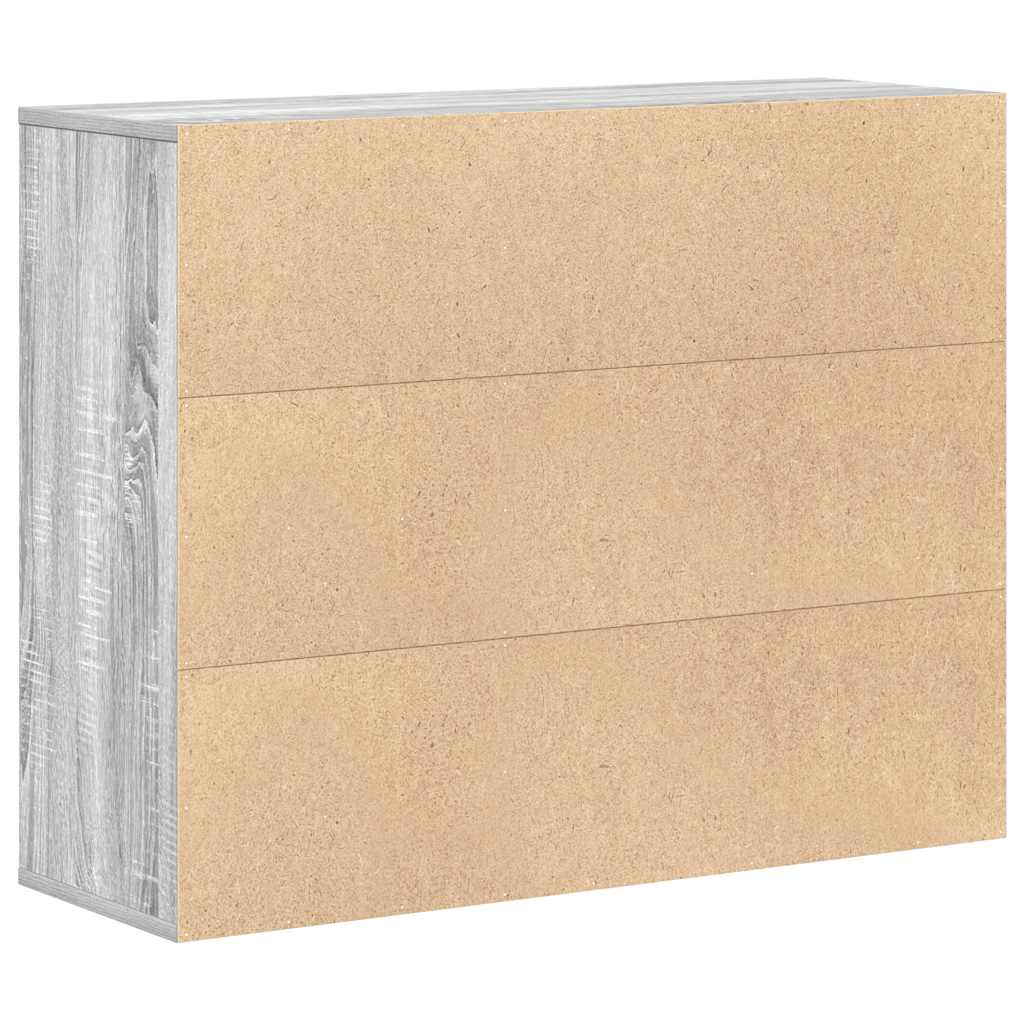 Aparador HKH en derivados de Madera 88 X 30 X 70 Cm - Sonoma Gris