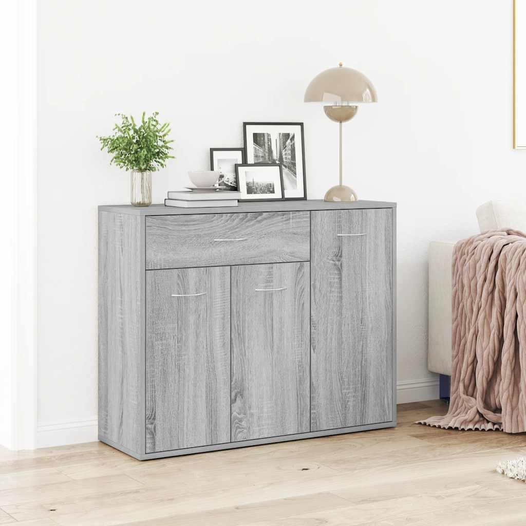 Aparador HKH en derivados de Madera 88 X 30 X 70 Cm - Sonoma Gris