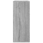 HKH Aparador em derivados de Madeira com 2 Portas e 1 Gaveta 60 X 30 X 75 Cm - Sonoma Cinzento