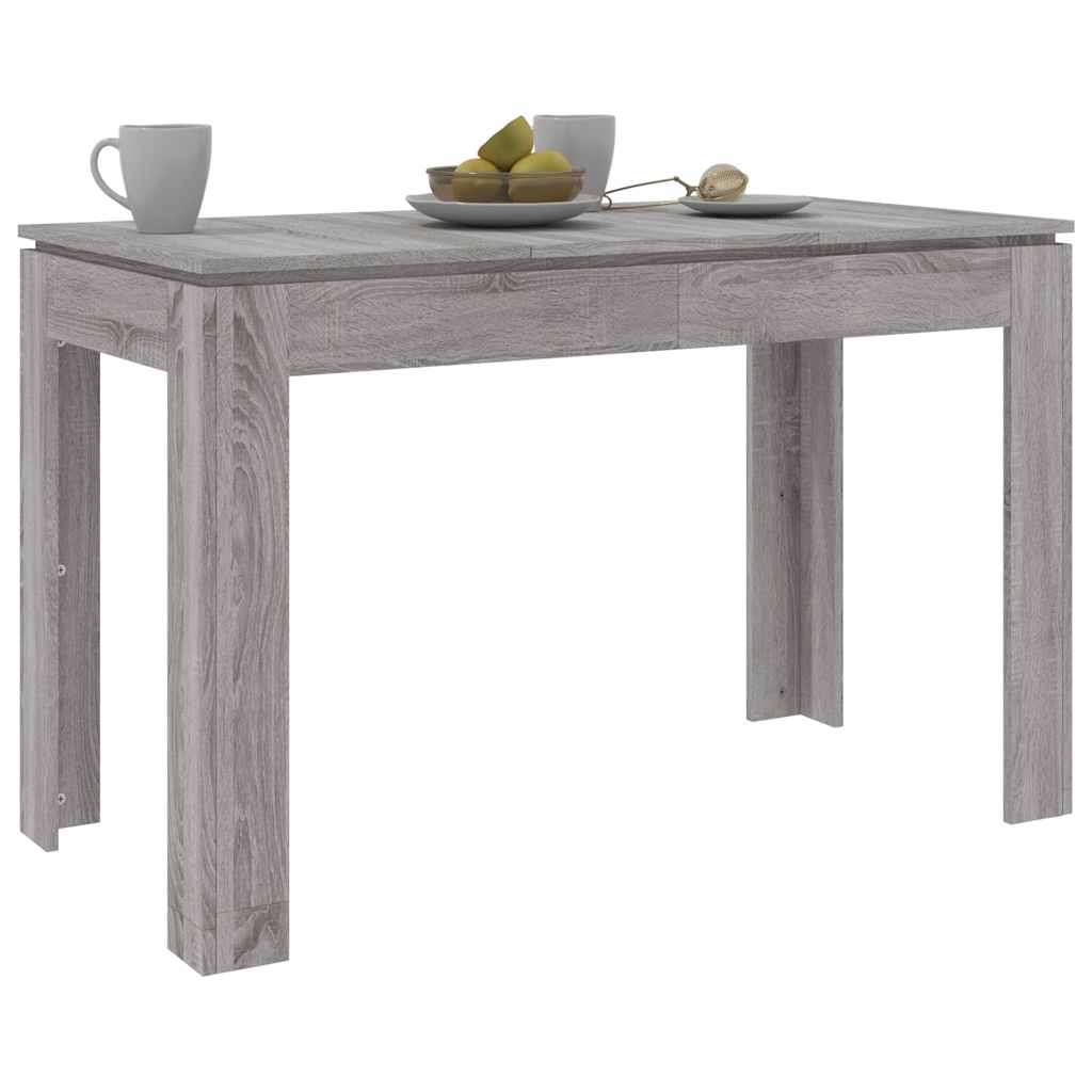 HKH Mesa de Jantar em Derivados de Madeira Cinza Sonoma