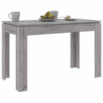 HKH Mesa de Jantar em Derivados de Madeira Cinza Sonoma
