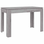 HKH Mesa de Jantar em Derivados de Madeira Cinza Sonoma