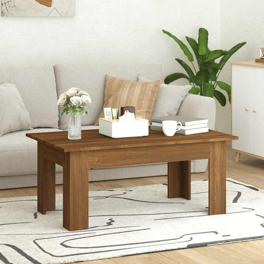HKH Mesa de centro en derivados de madera de roble - Marrón