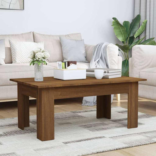 HKH Mesa de centro en derivados de madera de roble - Marrón