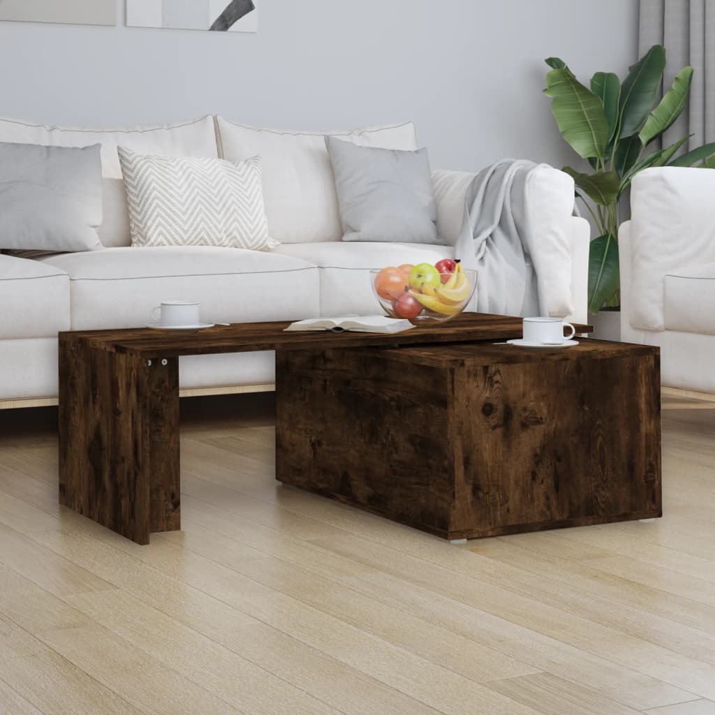 Mesa de centro HKH en derivados de madera Roble Ahumado