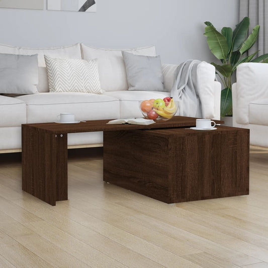 HKH Mesa de centro en derivados de madera de roble - Marrón
