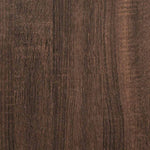 HKH Aparador Alto en derivados de Madera con Luces Led - Roble Marrón