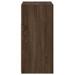 HKH Aparador Alto en derivados de Madera con Luces Led - Roble Marrón