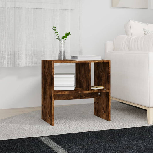 Mesa auxiliar HKH en roble ahumado y derivados de la madera