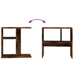 Mesa auxiliar HKH en roble ahumado y derivados de la madera