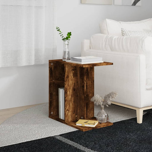 Mesa auxiliar HKH en roble ahumado y derivados de la madera