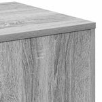 HKH Juego de 3 Mesas Auxiliares Sonoma de Madera Contrachapada - Gris