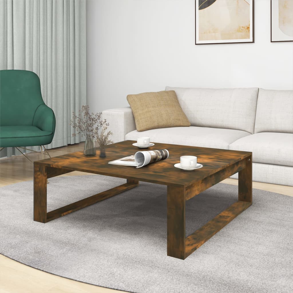 Mesa de centro HKH de roble ahumado en madera manufacturada