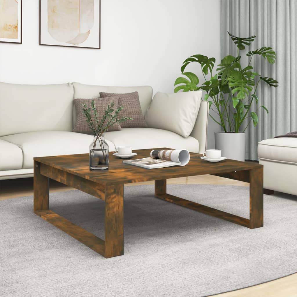 Mesa de centro HKH de roble ahumado en madera manufacturada