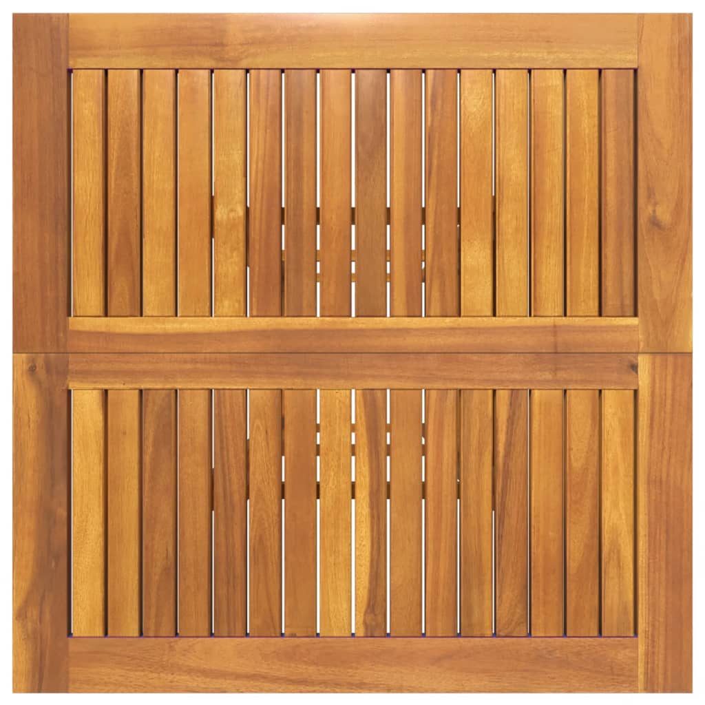 HKH Mesa de Bistrô 75x75x110 Cm Madeira de Acácia Maciça - Marrom