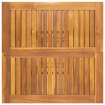 HKH Mesa de Bistrô 75x75x110 Cm Madeira de Acácia Maciça - Marrom