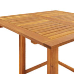 HKH Mesa de Bistrô 75x75x110 Cm Madeira de Acácia Maciça - Marrom