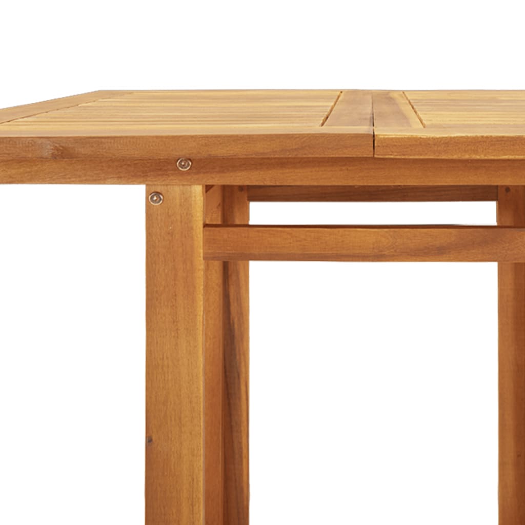 HKH Mesa de Bistrô 75x75x110 Cm Madeira de Acácia Maciça - Marrom