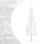 HKH Meia Árvore de Natal Fina com Suporte - Branco