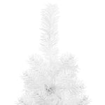 HKH Meia Árvore de Natal Fina com Suporte - Branco
