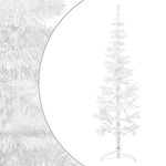 HKH Meia Árvore de Natal Fina com Suporte - Branco