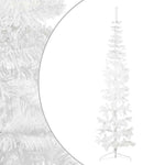 HKH Meia Árvore de Natal Fina com Suporte - Branco