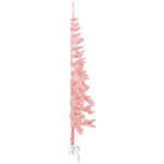HKH Meia Árvore de Natal Fina com Suporte - Rosa
