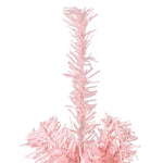 HKH Meia Árvore de Natal Fina com Suporte - Rosa