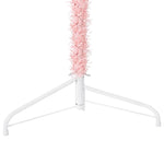 HKH Meia Árvore de Natal Fina com Suporte - Rosa