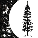 HKH Meia Árvore de Natal Fina com Suporte - Preto