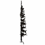 HKH Meia Árvore de Natal Fina com Suporte - Preto