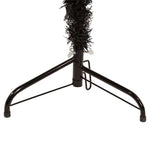 HKH Meia Árvore de Natal Fina com Suporte - Preto