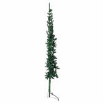 HKH Meia Árvore de Natal Fina com Suporte - Verde