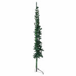 HKH Meia Árvore de Natal Fina com Suporte - Verde