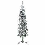 HKH Meia Árvore de Natal Fina com Flocos de Neve