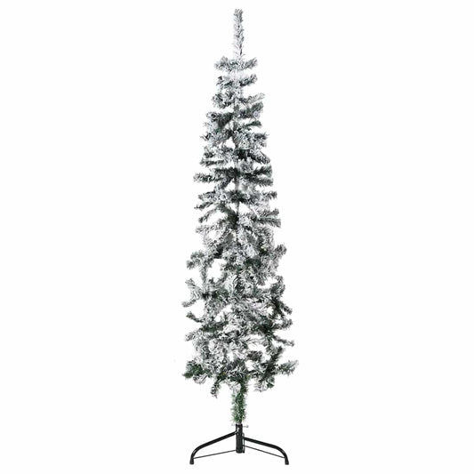 HKH Meia Árvore de Natal Fina com Flocos de Neve