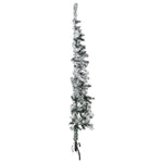 HKH Meia Árvore de Natal Fina com Flocos de Neve